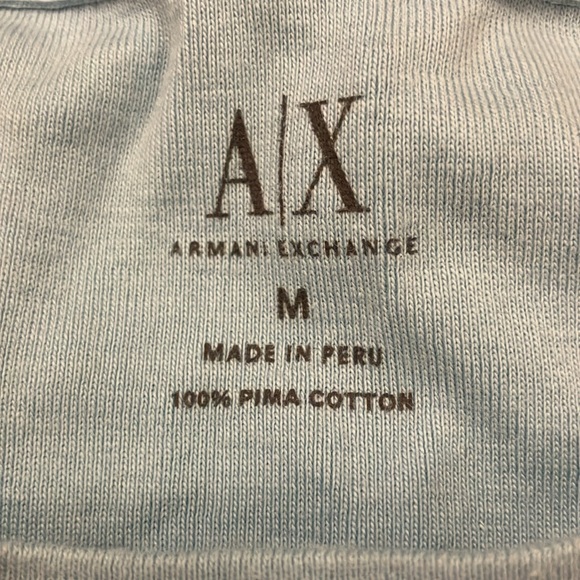 Armani Exchange T Shirt, light blue t shirt - Picture 2 of 3